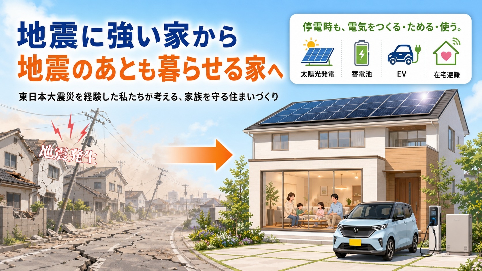 熊本地震と東日本大震災から学ぶ｜「地震に強い家」から「地震のあとも暮らせる家」へ