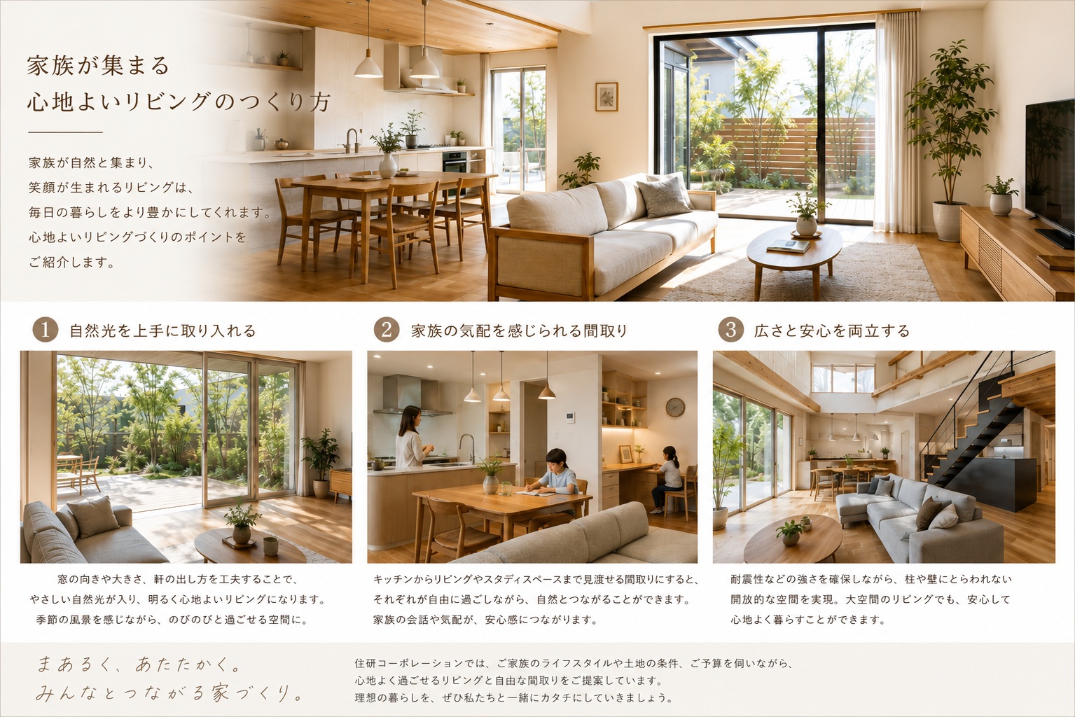 家族が自然と集まる "心地よいリビング"のつくり方